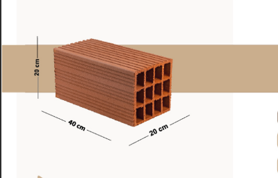 العمودي- طوب مفرغ عالي القوة