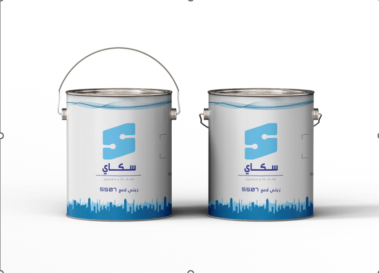 ساك- سكاي زيتي ابيض لامع 5507 -2.57 كج