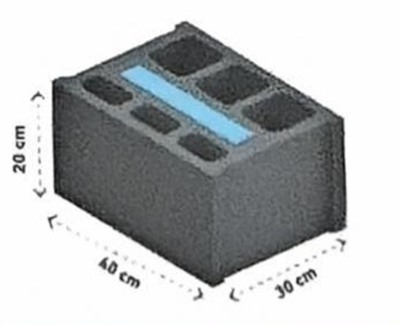 دى سى بلوك - بلك خرساني عازل أزرق-30×40×20 -سماكة 25 ملم  