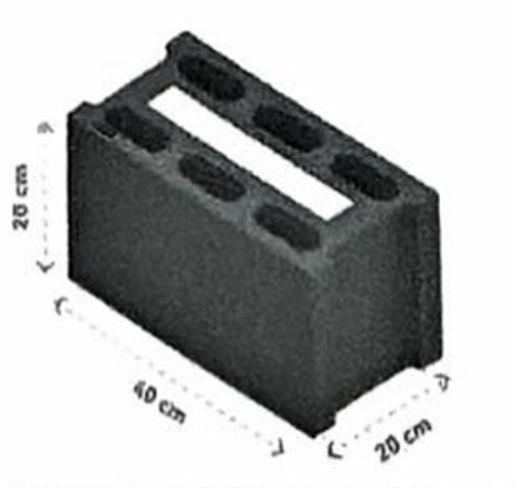 دى سى بلوك - بلك بركانى طوب أبيض-20×40×20سم- سماكة 20 ملم 