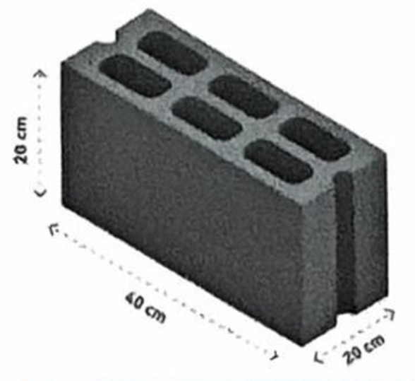 دى سى بلوك - بلك خرساني- 20×40×20-سماكة  22.5 ملم