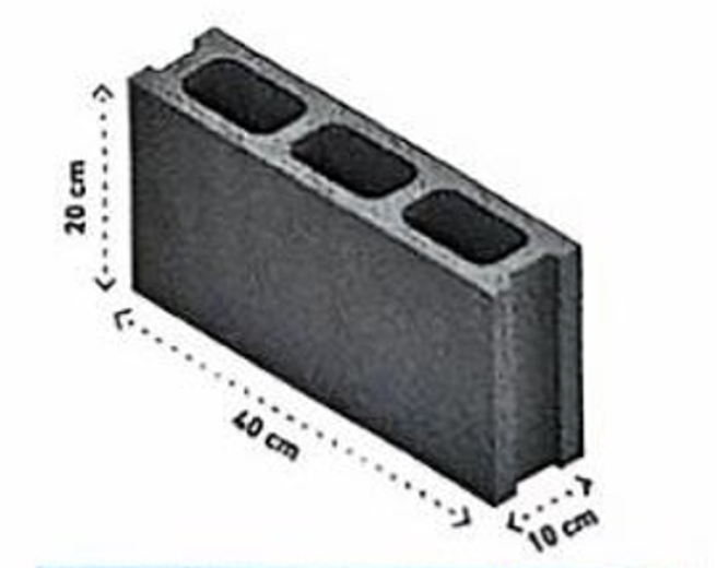 دى سى بلوك - بلوك خرساني - 10×40×20سم-سماكة  25 ملم