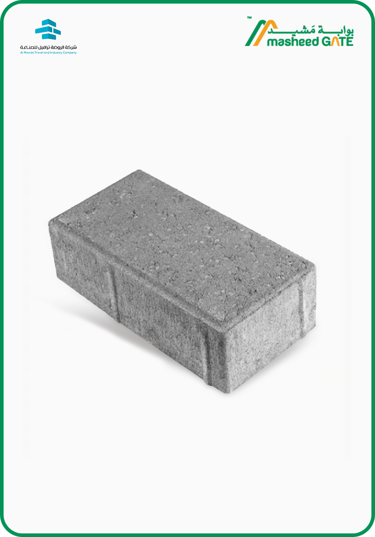 Al Rawda Interlock Tile 10x20x6 cm