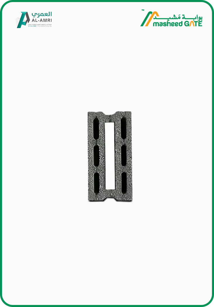 مصنع العمري-بلوك اسمنتي عازل أبيض 20*40 سم