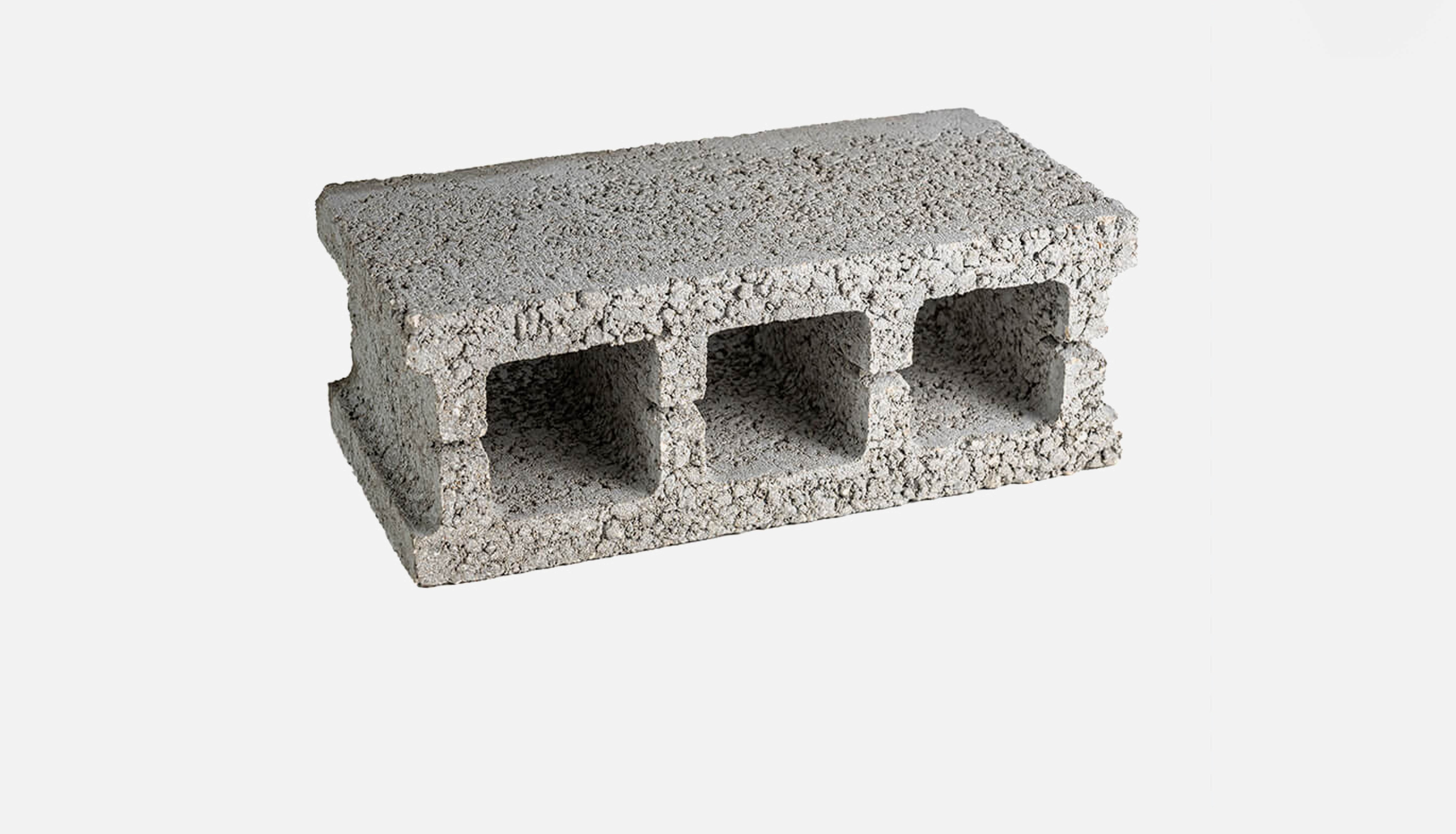 مصنع ابو الريش، طوب خرساني (طابوق أسمنتي)، مفرغ 3 خلية،