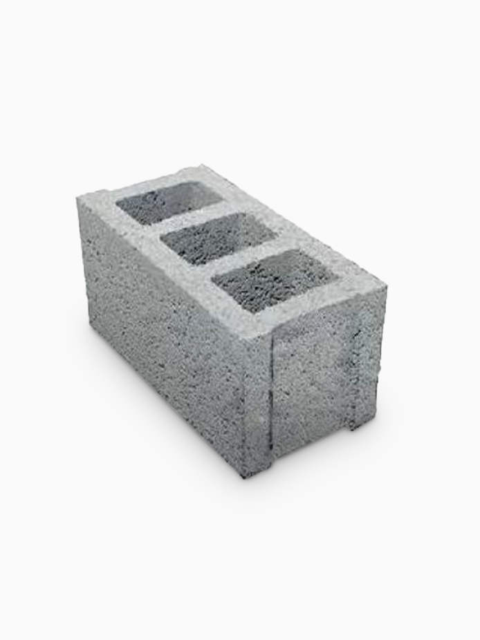 مصنع ابو الريش، طوب خرساني (طابوق أسمنتي)، مفرغ 3 خلية،